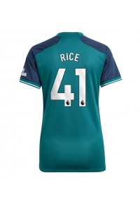 Arsenal Declan Rice #41 Jalkapallovaatteet Naisten Kolmaspaita 2023-24 Lyhythihainen